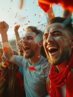 كلمات تشجيعية تبث الحماس خلال مبارايات كأس العالم- الصورة من موقع magnific