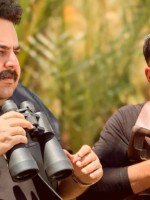 محمد إمام وشيكو من كواليس صقر وكناريا- الصورة من صحفة الأول على فيسبوك