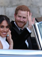 الأمير هاري Prince Harry وميغان دوقة ساسكس Meghan, the Duchess of Sussex- مصدر الصورة: Steve Parsons / POOL / AFP