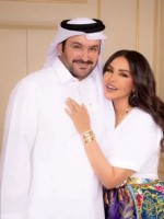 أحلام وزوجها مبارك الهاجري -  الصورة من حساب مبارك الهاجري على منصة X
