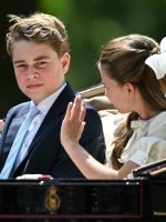 الأمير جورج في Trooping the Colour. مصدر الصورة: JUSTIN TALLIS / AFP