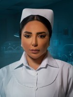 أبرار أبو سيف على الملصق الدعائي لمسلسل سستر فخرية - الصورة من صفحة منصة شاهد على انستغرام