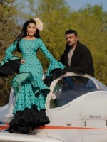أحمد العوضي ومي عمر من كواليس شمشون ودليلة- الصورة من حساب العوضي على إنستغرام