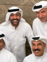 سالم الهندي وعبد الله الرويشد وراشد الماجد ومحمد صفر- الصورة من حساب محمد صفر على الانستغرام