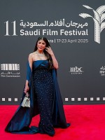 النجمة زارا البلوشي (مصدر الصورة  Amal Alhasan/Getty Images for Saudi Film Festival)