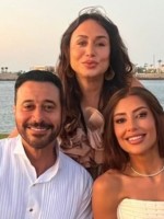 أحمد السعدني وزوجته وإنجي علي- الصورة من حساب إنجي على إنستغرام