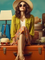 وجهة العطلة المثالية- الصورة من موقع vecteezy
