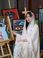 الفنانة التشكيلية السعودية هبة إسماعيل