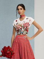 إطلالة من أليس أند أوليفيا Alice & Olivia صيف 2026 -الصورة من Launchmetrics/Spotlight ©