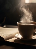 عبارات عن القهوة والمزاج- الصورة من موقع magnific 