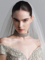 من عرض إيلي صعب Elie Saab لمجموعة عروس ربيع وصيف 2027- الصورة من LaunchmetricsSpotlight © 