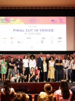 فوز فيلم A Quarter to فيلم Thursday بمهرجان فينيسيا السينمائي 2026- الصورة من المركز الصحفي لمهرجان الجونة