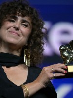 مي الطوخي تتوج بجائزة الأسد الذهبي من مهرجان فينيسيا 2026 - Photo by Stefano Rellandini / AFP