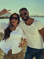 كريم فهمي وياسمين عبد العزيز من كواليس مسلسل وننسى اللي كان- الصورة من حسابها على إنستغرام