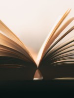 رواية مفتوحة صفحاتها متطايرة