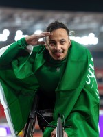 جمعان الزهراني الحاصل على ذهبية البارالمبية في اليابان- الصورة من حساب فريق السعودية على منصة إكس 