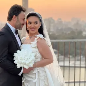 الصورة الرسمية لحفل زفاف مي فاروق ومحمد العمروسي من حسابها على إنستغرام