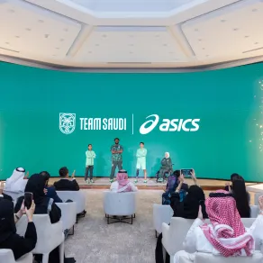 حفل تدشين الزي الرسمي الجديد لفريق السعودية - الصورة من حساب فريق السعودية على منصة إكس