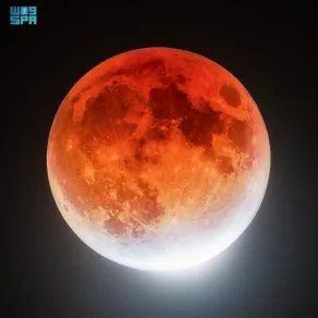 خسوف القمر (الصورة من واس)