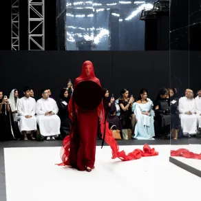 عرض المصممة ديما عابد في أسبوع الأزياء في الرياض 2024 (مصدر الصورة : INDIGITAL.TV/Getty Images for Riyadh Fashion Week)