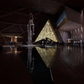 المتحف المصري الكبير - KHALED DESOUKI / AFP المتحف المصري الكبير - KHALED DESOUKI / AFP