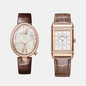 أساور جلد باللون البني لخريف 2025