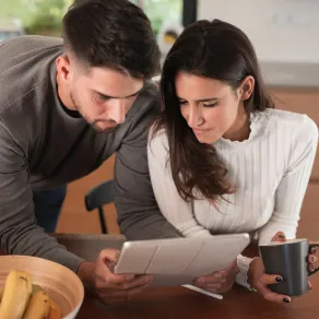 يتطلب تنظيم الوقت بعد الزواج إستراتيجية معينة لتحقيق التوازن بين مختلف المسؤوليات - المصدر : freepik زوج يتفق مع زوجته على كيفية تخطيط الوقت