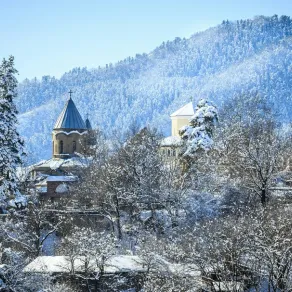 لقطة لبورجومي في الشتاء لقطة لبورجومي في الشتاء
