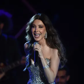 Nancy Ajram performs during the 59th edition of the Carthage International Festival at the Roman Theatre in Carthage in Tunis. نانسي عجرم تحيي حفلًا غنائيًا خلال الدورة التاسعة والخمسين من مهرجان قرطاج الدولي على المسرح الروماني في قرطاج بتونس. مصدر الصورة: (Photo by FETHI BELAID / AFP) Nancy Ajram performs during the 59th edition of the Carthage International Festival at the Roman Theatre in Carthage in Tunis. نانسي عجرم تحيي حفلًا غنائيًا خلال الدورة التاسعة والخمسين من مهرجان قرطاج الدولي على المسرح الروماني في قرطاج بتونس. مصدر الصورة: (Photo by FETHI BELAID / AFP)