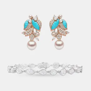 مجوهرات بقطع الإجاصة