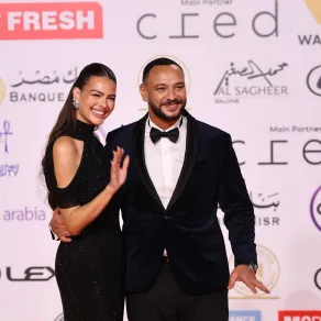 هنادي مهنا وأحمد خالد صالح بحفل افتتاح مهرجان القاهرة السينمائي- صورة خاصة لسيدتي تصوير يحيى أحمد