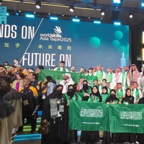 الوفد السعودي يرفع راية المملكة في مسابقة المهارات الآسيوية 2025 - الصورة من وكالة الأنباء السعودية "واس"