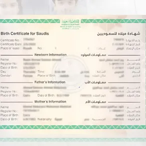 شهادة الميلاد الرقمية للأسر الحاضنة - الصورة من الحساب الرسمي للأحوال المدنية على إكس