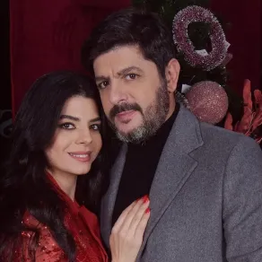 طوني عيسى وزوجته أمونة عيد- الصورة من حسابها على إنستغرام