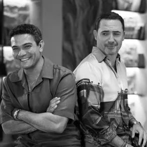 آسر ياسين وظافر عابدين- الصورة من صفحة الفنان آسر ياسين على إنستغرام