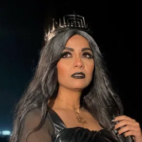 سهر الصايغ بشخصية مليكة فى المداح- الصورة من حسابها على إنستغرام سهر الصايغ بشخصية مليكة فى المداح- الصورة من حسابها على إنستغرام