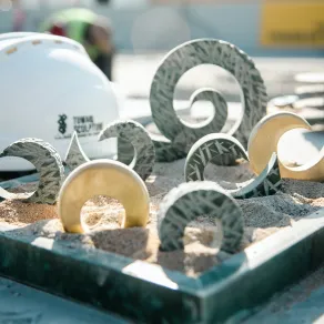 أحد أعمال ملتقى طويق للنحت في العاصمة الرياض. الصورة من الحساب الرسمي للرياض آرت على منصة x أحد أعمال ملتقى طويق للنحت في العاصمة الرياض. الصورة من الحساب الرسمي للرياض آرت على منصة x