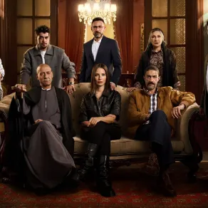 أبطال مسلسل قسمة العدل - الصورة من صفحة إيمان العاصي على فيس بوك ابطال مسلسل قسمة العدل