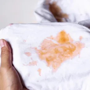 تنظيف بقع الزيت القديمة من الملابس