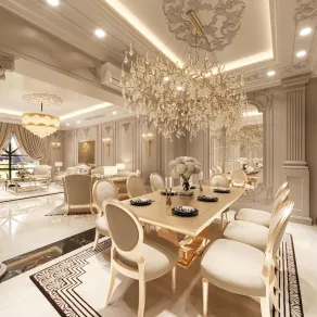 منطقة معيشة فاخرة