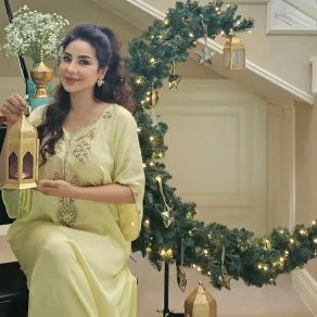 لجين عمران- الصورة من صفحتها الرسمية على انستغرام تسريحات شعر ناعمة في رمضان