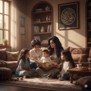 4 قصص تعلّم الأطفال أضرار الكذب صورة أم تقرأ القصص لأطفالها