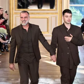 المصمم جورج حبيقة وابنه جاد شريك النجاح- مصدر الصورة Launchmetrics/Spotlight ©