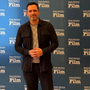 ظافر العابدين في مهرجان في مهرجان سانتا باربرا السينمائي الدولي- الصورة من حسابه على إنستغرام 