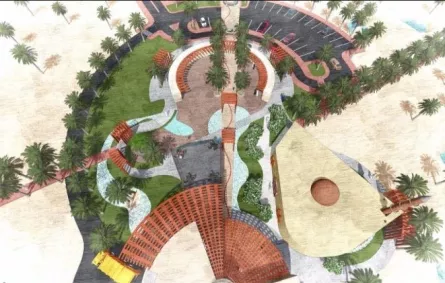 طلاب عمارة البيئة في جامعة الإمام يصمِّمون منتجعاً صحراوياً