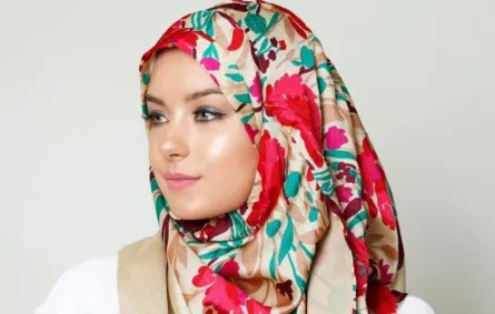 ملابس محجبات : لفات طرح بلا دبابيس لاطلالة مميزة‎