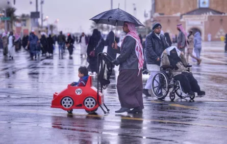 أسبوع من الأمطار الرعدية في السعودية
