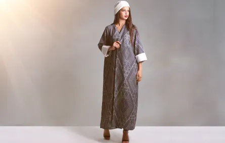 موديلات عبايات بألوان شتوية دافئة