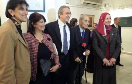 افتتاح معرض "من وحي النيل والأهرام"