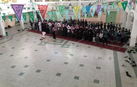 طالب ابتدائي يؤم "مصلي الاستسقاء" في بريدة